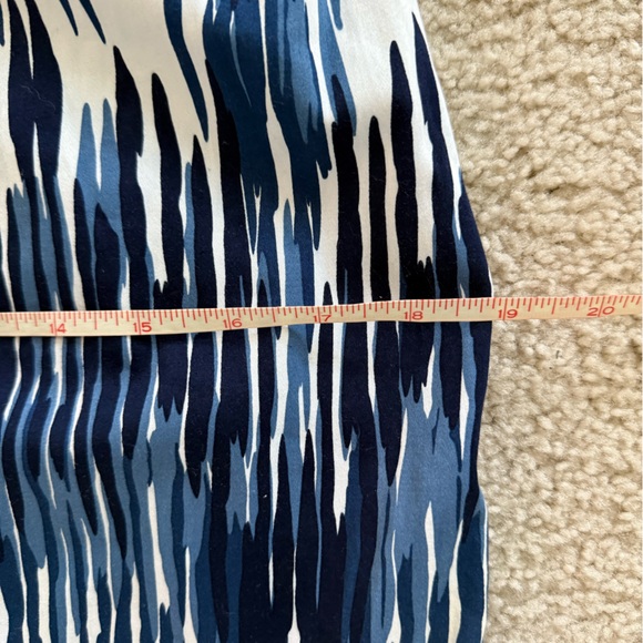 Calvin Klein Navy and White Midi Dress size 6 - Picture 7 of 8